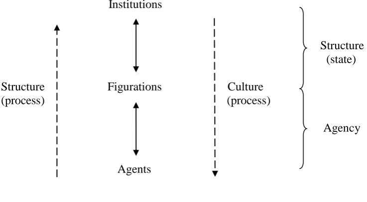 Figure 1.   Institutional and Figurational Structures 