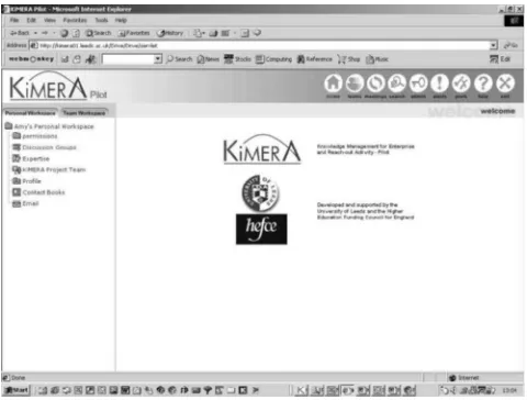 Figure 1  A screen shot of KiMERA system 