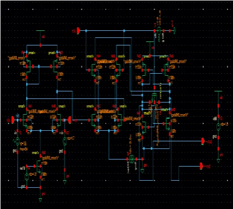 Fig 5: Schematic of comparator 