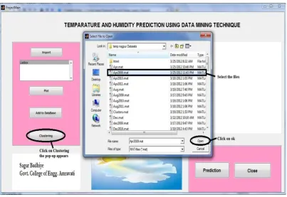 Fig. 6 Pop-up Window showing message that ‘Data is added to Database’ 