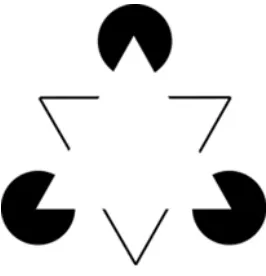 Figure 2.8 – Kanizsa’s triangle 