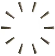 Figure 2.22 – The discontinuity of the elements produces an illusory white circle  (Kellmann and Shipley, 1991, original drawing, p