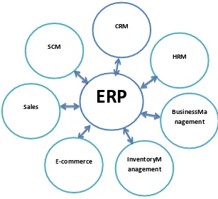 Fig. 1: ERP Business Functions 