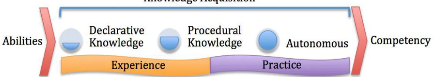 Figure 1. The Stages of Skill Development and Competency Attainment
