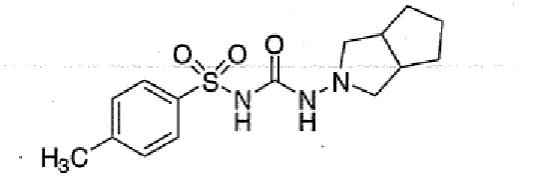 Fig. 1: Chemical structure of Gliclazide. 