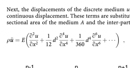 Fig. 2.Discrete medium – geometri-