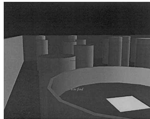Figure 1. Plan view of the narrow (left) and wide (right)environment.