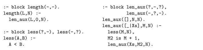 Fig. 9. The length program.