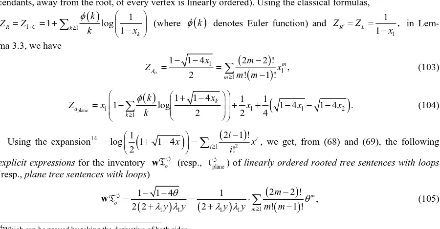 Figure 9) coincides with the 2-sort species , left). Hence, the 2-sort species a(,)(, ,0)RX Y=aRX Y of  , a R'-enriched rooted tree is a simple path pointed at an extremity K X Y(,  of all path-shaped digraphs without )