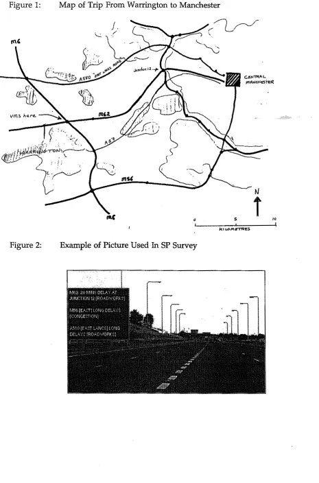 Figure 1: Map of Trip From Warrington to Manchester 