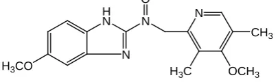 Figure 1. Structure of Omeprazole. 