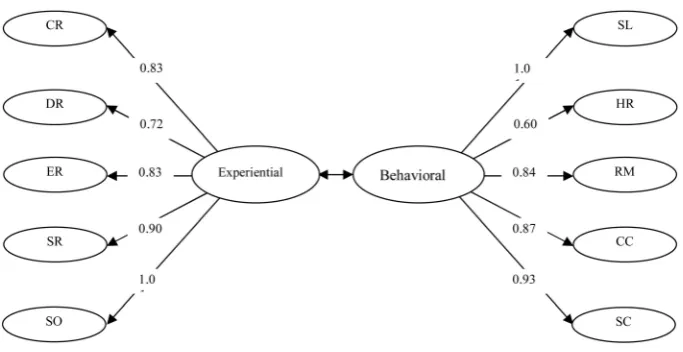 Figure 1. Hierarchal model for the processes of change for effective stress management