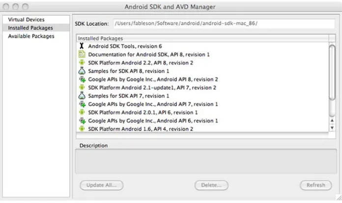 Figure 2.15 Creating a new AVD 