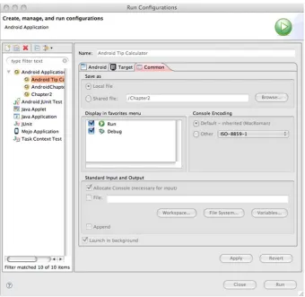 Figure 2.22 Starting this chapter’s sample application, an Android tip calculator.