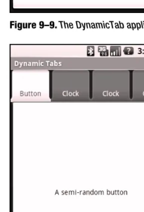 Figure 9–9. The DynamicTab application, with the single initial tab 