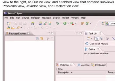Figure 2–5. Eclipse in action—the Java perspective 