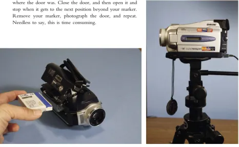 Figure 2.3 Mount the camera to a sturdy tripod.