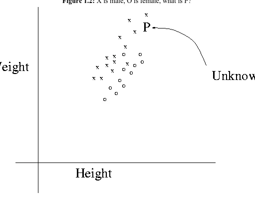 Figure 1.2: X is male, O is female, what is P?