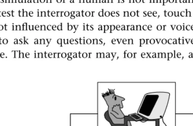 Figure 1.1Turing imitation game: phase 1