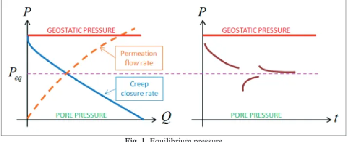 Fig. 1. Equilibrium pressure 