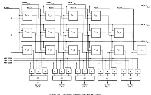 Figure 12-Alternate output logic for the array 