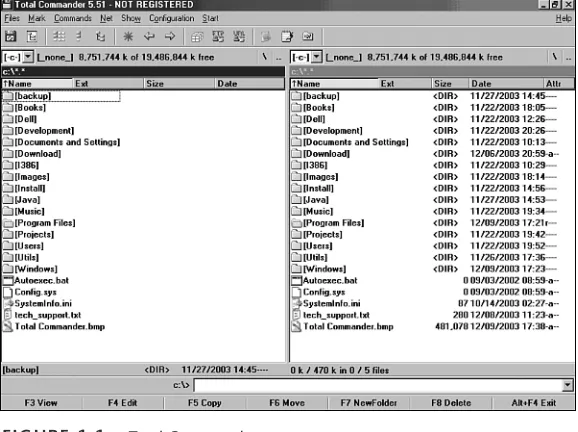 FIGURE 1.1Total Commander.