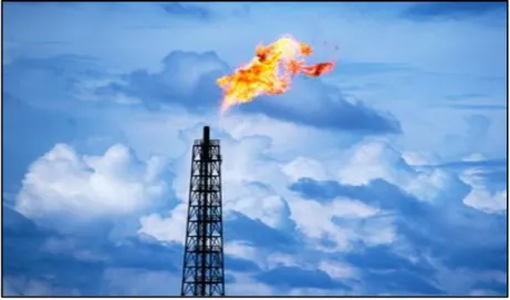 Figure 6. Typical AG flaring 