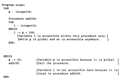 Figure 2-3. Global Variables Example 