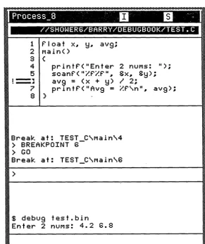 Figure 2-1. Debugging Without the -PROe Switch 