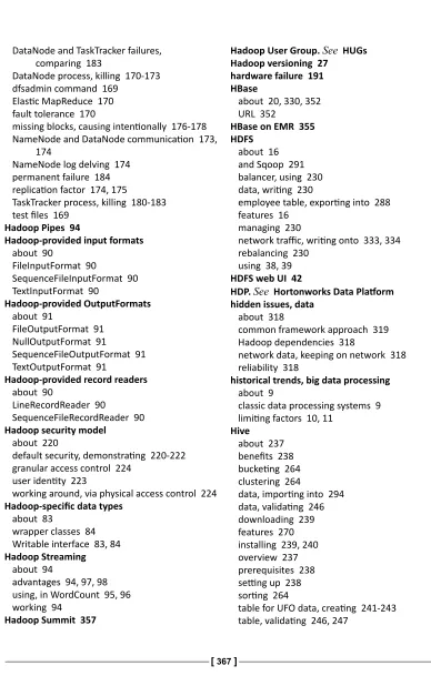 table for UFO data, creating  241-243
