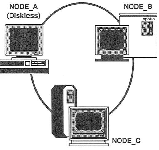 Figure 1-1. A Simple DOMAIN Network 