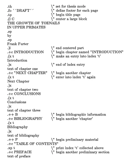 Figure 2. Outline of a Sample Paper 