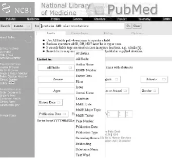 Figure 6-3. Building a PubMed query using the Preview/Index form 