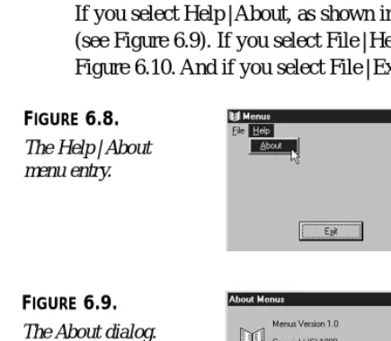 FIGURE 6.8.The Help | About 