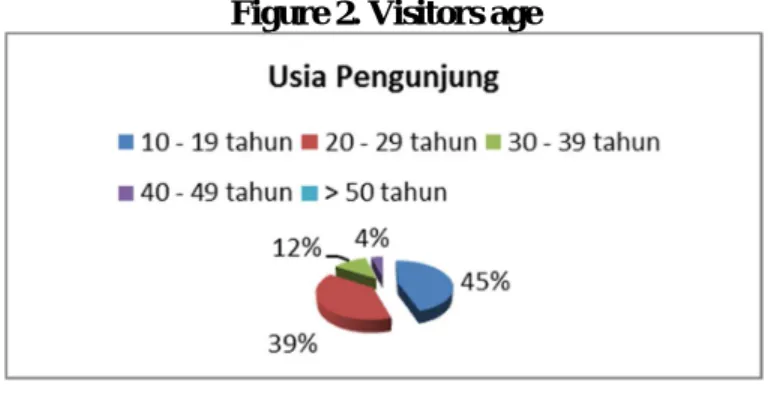 Figure 2. Visitors age