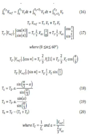 Table 2 shows the six sectors and the time calculation of  each  switch.  This  can  be  easily  calculated  using the switching states.