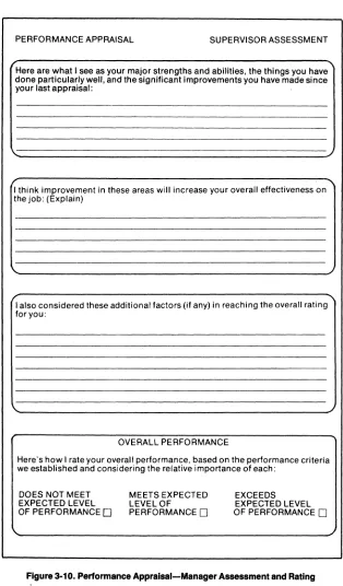 Figure 3-10. Performance Appraisal-Manager Assessment and Rating 