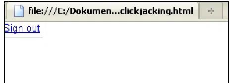 Figure 2.1.: Truncated and masked output of the web site “google.com” interpreted by the web browserMozilla Firefox 3.6.3