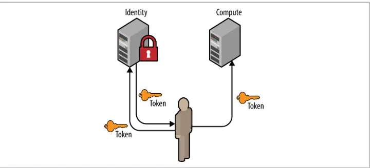 Figure 1-5. A user requests a token by using an existing token. The resultant token willhave the same scope and roles as the initial token.