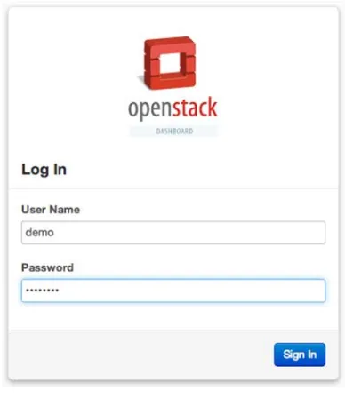 Figure 2.3Dashboard login screen