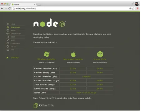 Figure 1-2. Multiple options for downloading