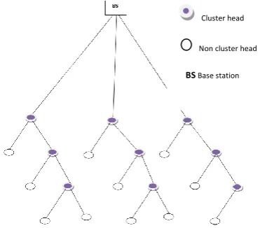 Figure 1. The Clustered Architecture with 20 nodes 