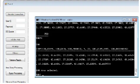 Fig .1 Necessary datasets stored in database 