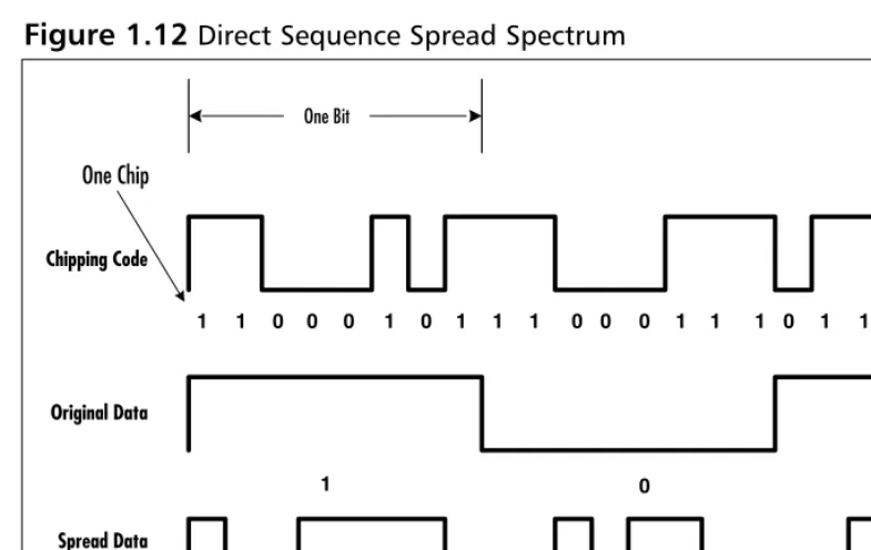 Figure 1.12 Direct Sequence Spread Spectrum