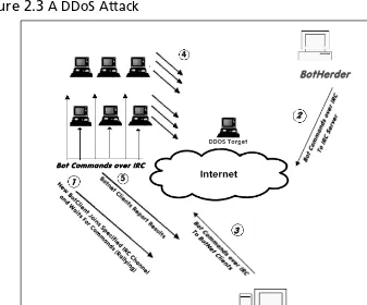 Figure 2.3 A DDoS Attack