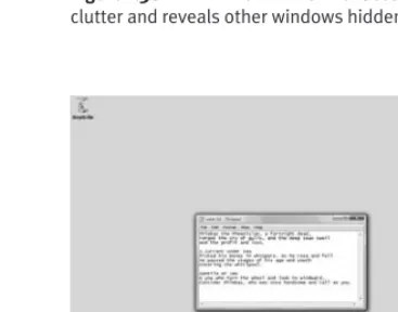 Figure 1.35 A maximized window reduces the need forscrolling but hides other windows. When a window ismaximized, its Maximize button changes to theRestore button.