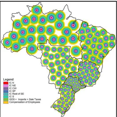 Figure 3: GIS-IO Map, 2 Dimensions Level 