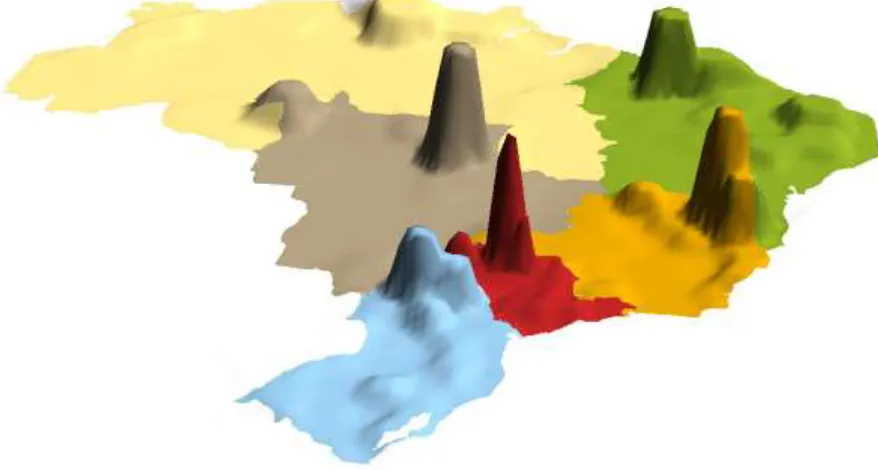 Figure 4: GIS-IO Map, Layer 1 = Compensation of Employees 