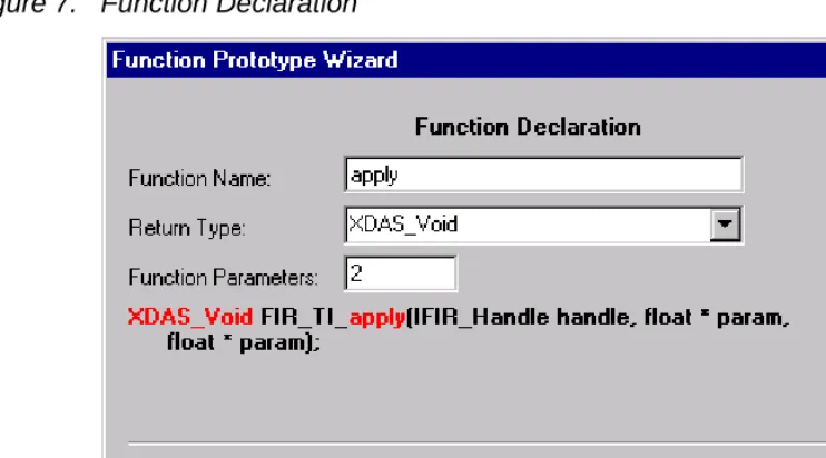 Figure 7.Function Declaration