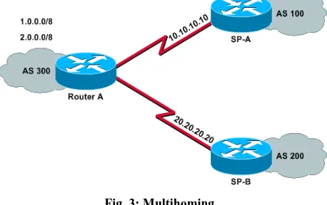 Fig. 3: Multihoming 